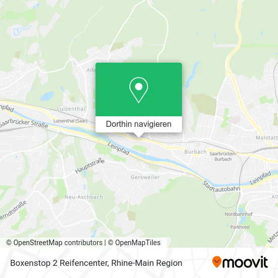 Boxenstop 2 Reifencenter Karte