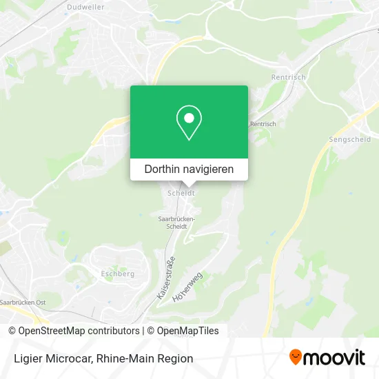 Ligier Microcar Karte