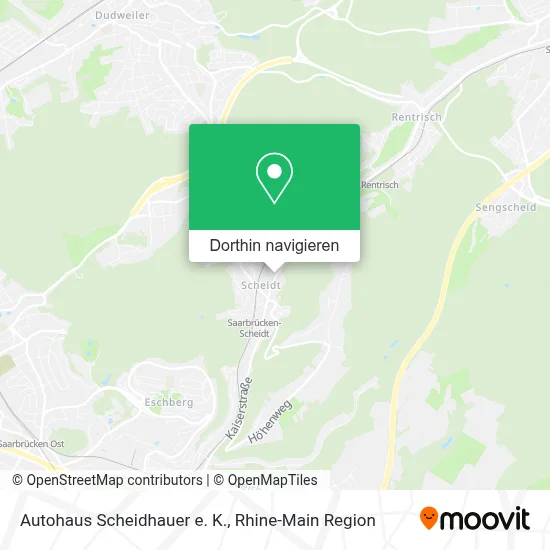 Autohaus Scheidhauer e. K. Karte