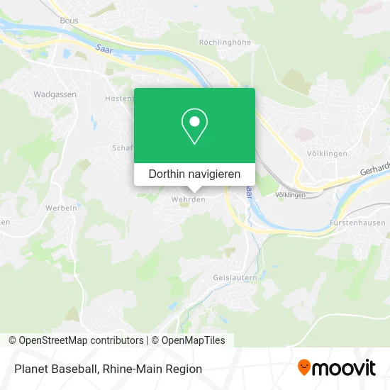 Planet Baseball Karte