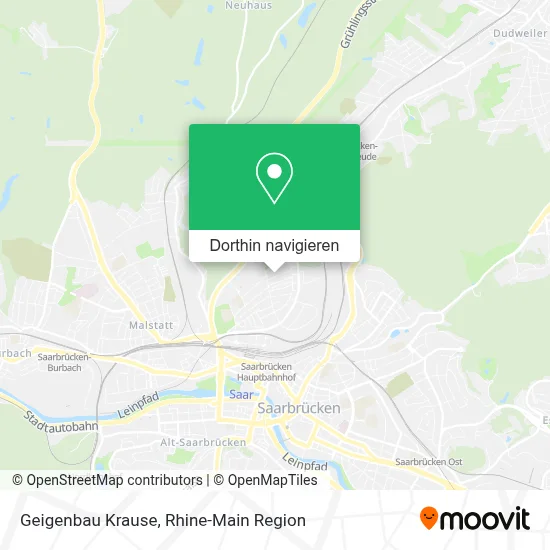 Geigenbau Krause Karte