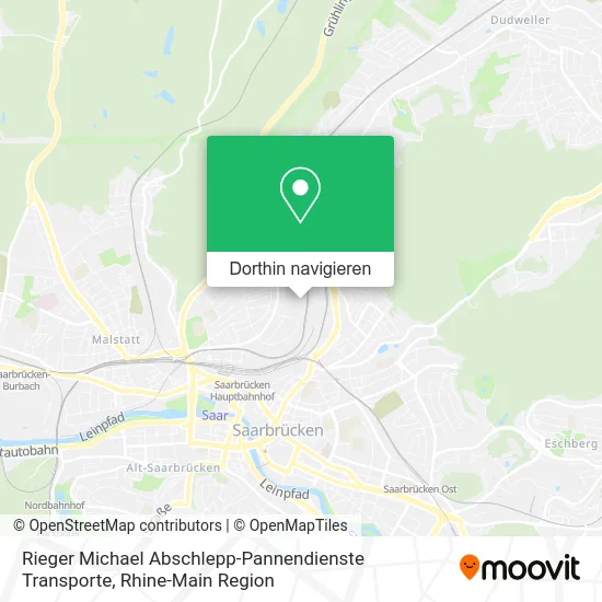 Rieger Michael Abschlepp-Pannendienste Transporte Karte