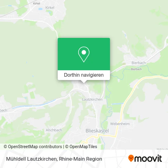 Mühldell Lautzkirchen Karte