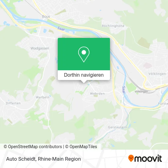 Auto Scheidt Karte