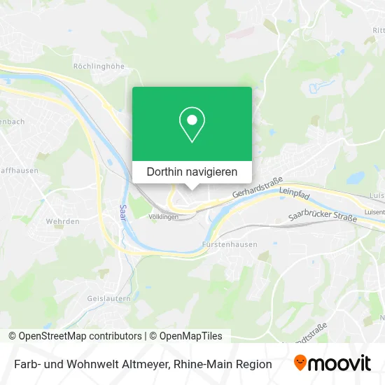 Farb- und Wohnwelt Altmeyer Karte