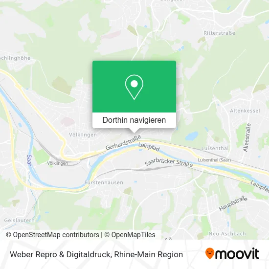 Weber Repro & Digitaldruck Karte