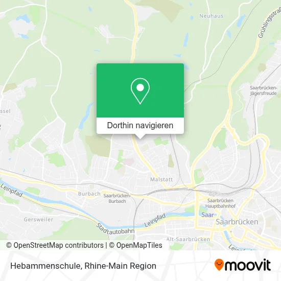 Hebammenschule Karte