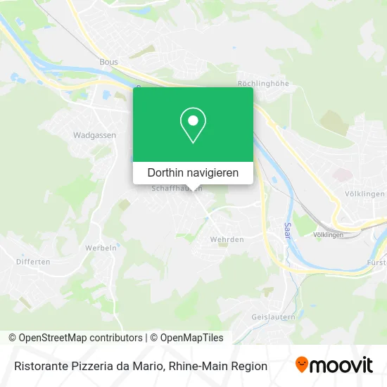 Ristorante Pizzeria da Mario Karte