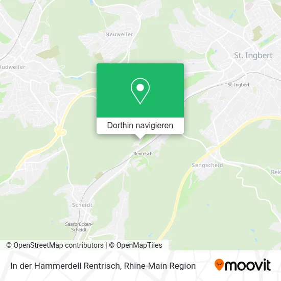 In der Hammerdell Rentrisch Karte