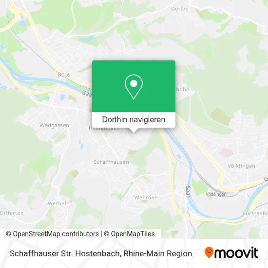 Schaffhauser Str. Hostenbach Karte