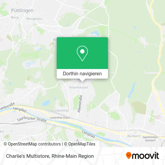 Charlie's Multistore Karte