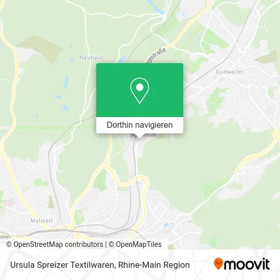 Ursula Spreizer Textilwaren Karte