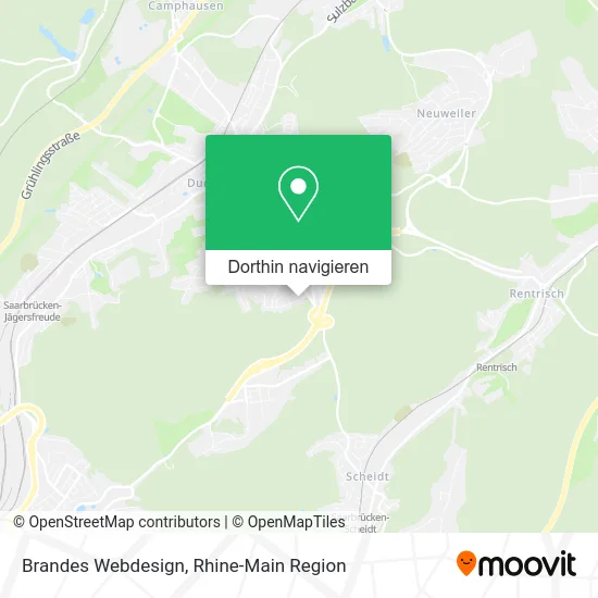 Brandes Webdesign Karte