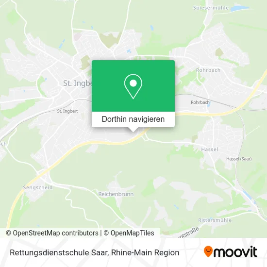 Rettungsdienstschule Saar Karte