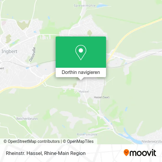 Rheinstr. Hassel Karte