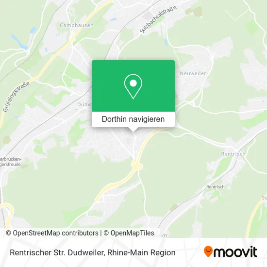 Rentrischer Str. Dudweiler Karte