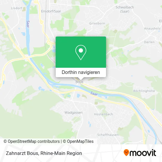 Zahnarzt Bous Karte