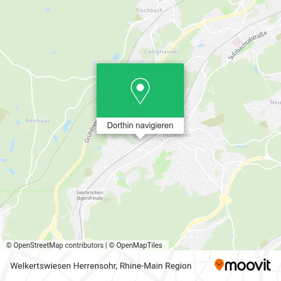 Welkertswiesen Herrensohr Karte