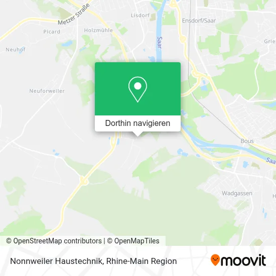 Nonnweiler Haustechnik Karte