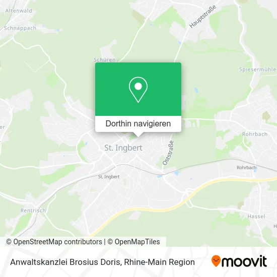 Anwaltskanzlei Brosius Doris Karte