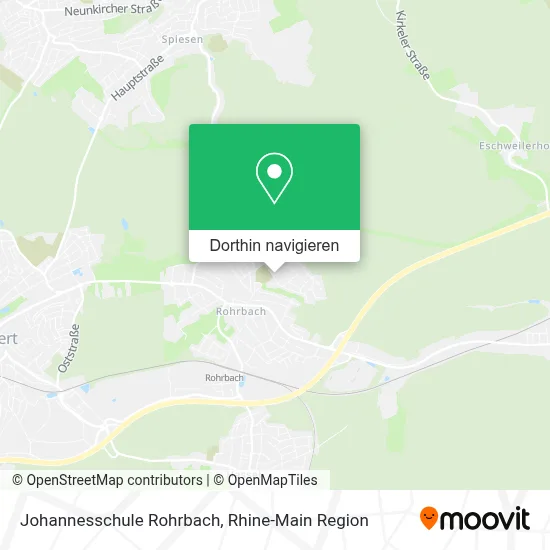 Johannesschule Rohrbach Karte