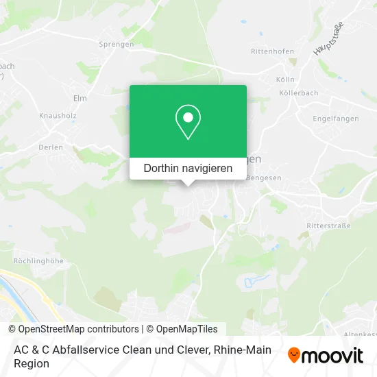 AC & C Abfallservice Clean und Clever Karte