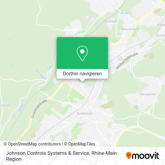 Johnson Controls Systems & Service Karte