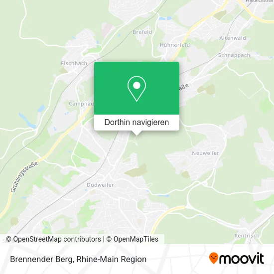 Brennender Berg Karte