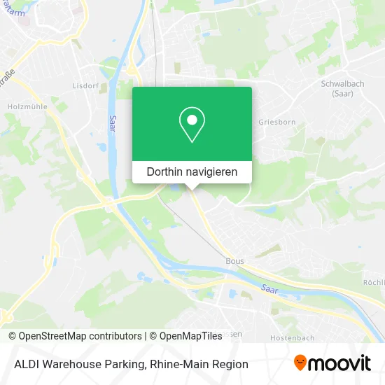 ALDI Warehouse Parking Karte