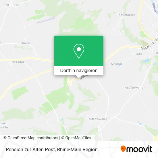 Pension zur Alten Post Karte