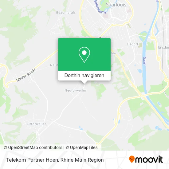 Telekom Partner Hoen Karte