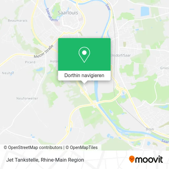 Jet Tankstelle Karte