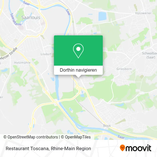 Restaurant Toscana Karte