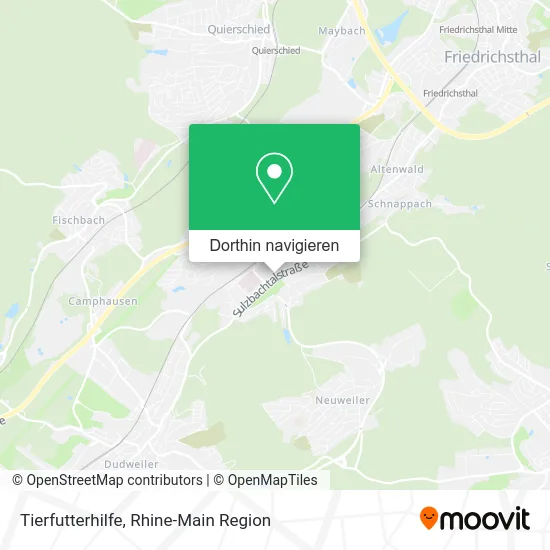 Tierfutterhilfe Karte