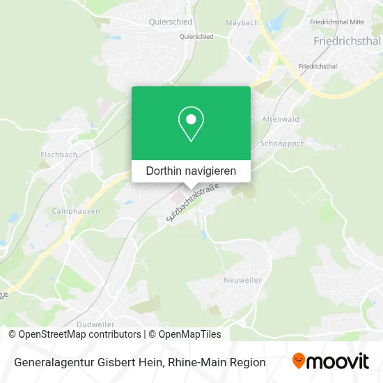 Generalagentur Gisbert Hein Karte