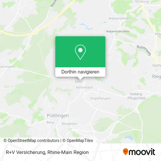R+V Versicherung Karte