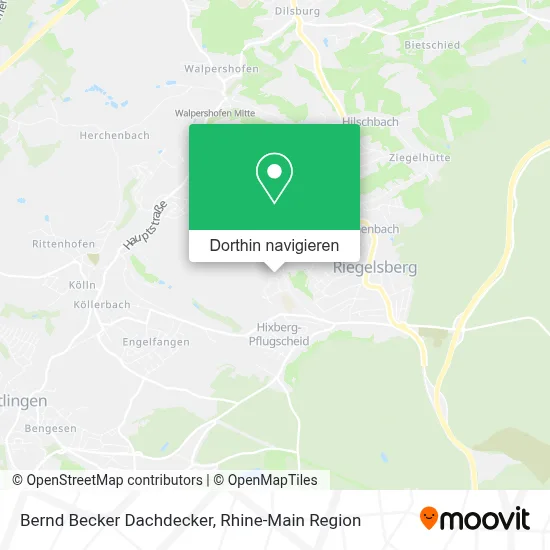 Bernd Becker Dachdecker Karte