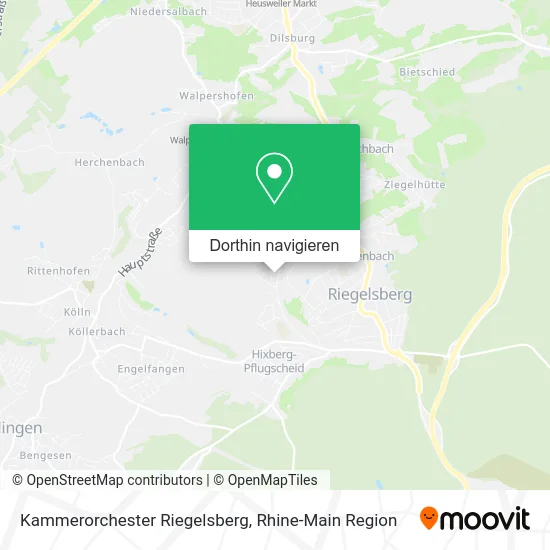 Kammerorchester Riegelsberg Karte