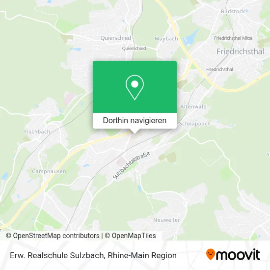 Erw. Realschule Sulzbach Karte
