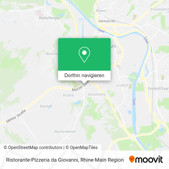 Ristorante-Pizzeria da Giovanni Karte