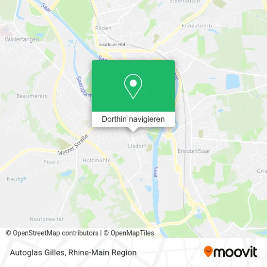 Autoglas Gilles Karte