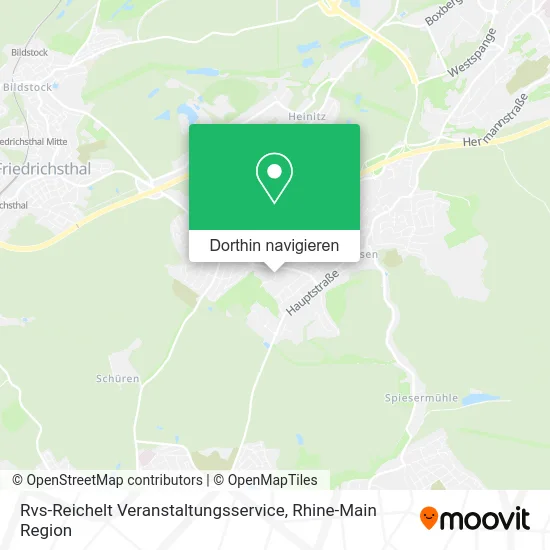 Rvs-Reichelt Veranstaltungsservice Karte