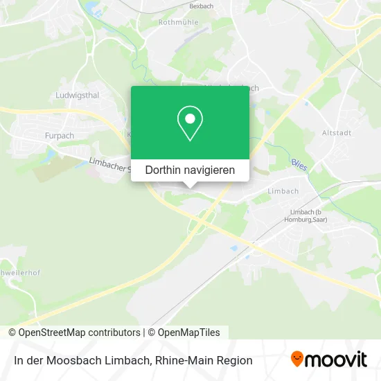 In der Moosbach Limbach Karte