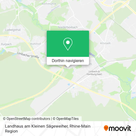 Landhaus am Kleinen Sägeweiher Karte