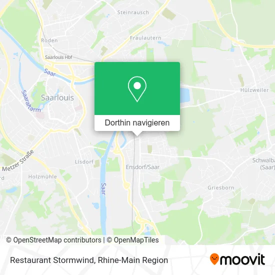 Restaurant Stormwind Karte