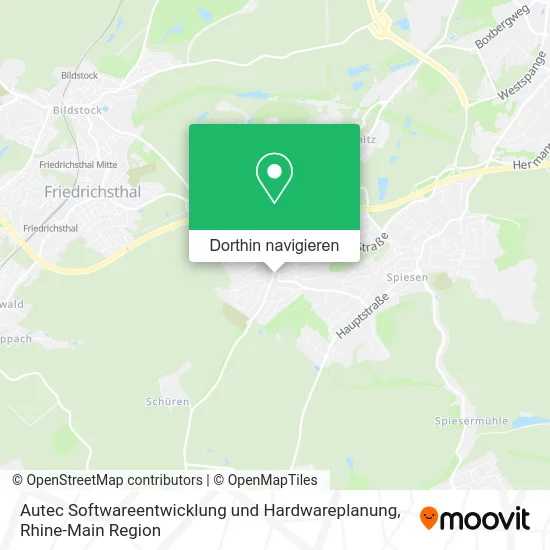 Autec Softwareentwicklung und Hardwareplanung Karte