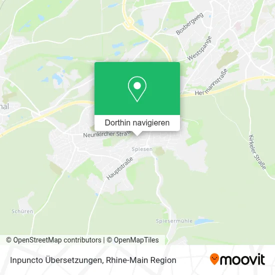 Inpuncto Übersetzungen Karte