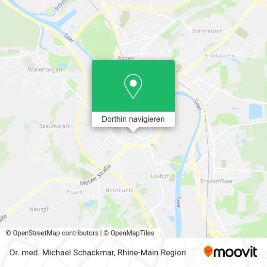 Dr. med. Michael Schackmar Karte