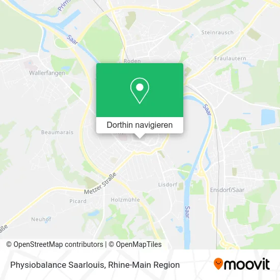 Physiobalance Saarlouis Karte