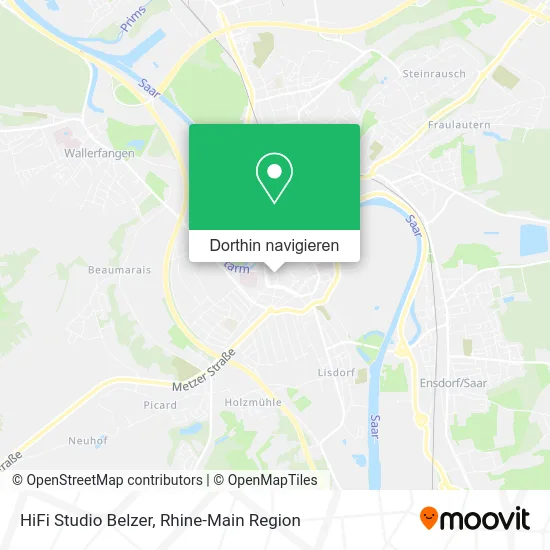 HiFi Studio Belzer Karte